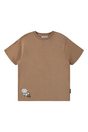 brown cotton tshirt MOLO KIDS | 1W25A2125519